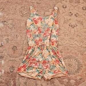 Bobbie Brooks For Girls Tropical Shorts Romper